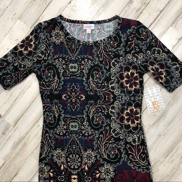 LuLaRoe Dresses & Skirts - {LuLaRoe} XS Julia Dress Legging Material